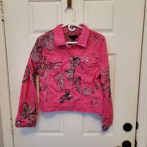 Anne Carson Girls XL Pick Western Jacket